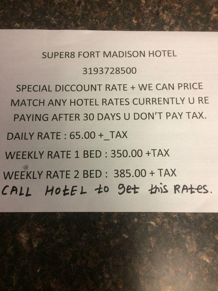 Super 8 By Wyndham Fort Madison Exterior photo